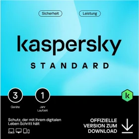 Kaspersky Lab Standard, 3 User, 1 Jahr, ESD (multilingual) (Multi-Device)