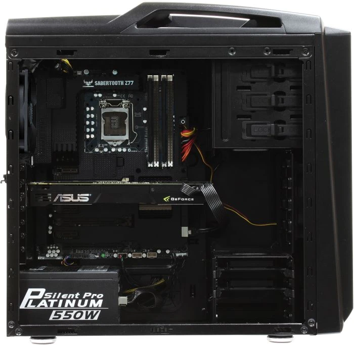 Cooler Master CM Storm Scout 2 Advanced schwarz, Acrylfenster