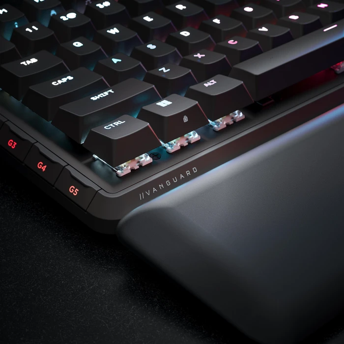 Corsair Vanguard PRO 96 Hall Effect, schwarz, LEDs RGB, Corsair MGX Hyperdrive, USB, US