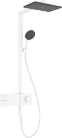Hansgrohe Raindance Alive Q Showerpipe 210/340 1jet EcoSmart mit ShowerSelect Comfort mattweiß