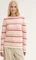 Tom Tailor Rundhalsausschnitt Strickpullover peachy knit stripe design (Damen) Vorschaubild