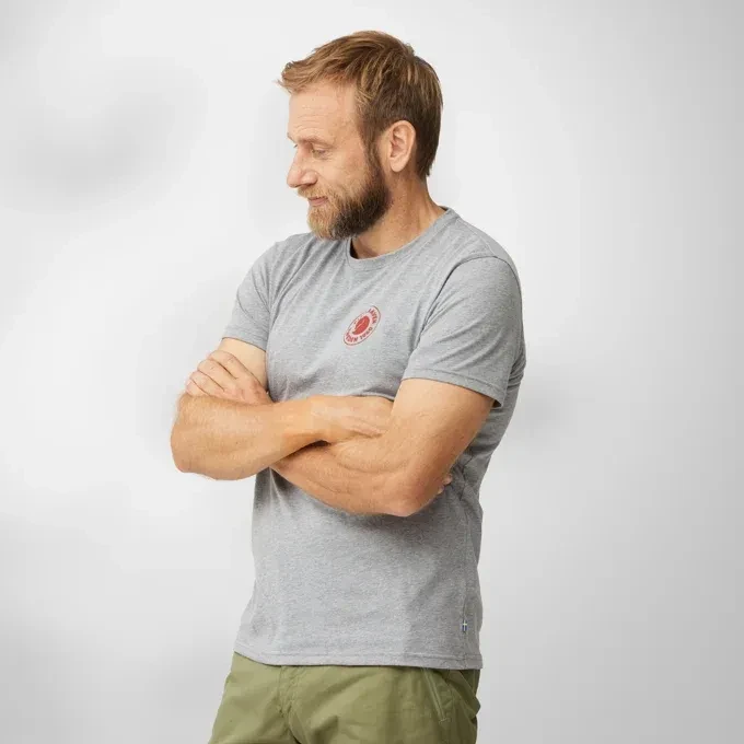 Fjällräven 1960 Logo Funktionsshirt kurzarm grey melange (Herren)