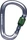Black Diamond Pearlock Screwgate Schraubkarabiner grau (BD381134-1003)