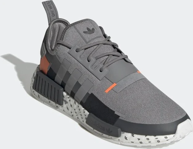 adidas NMD_R1 grey three/team solar orange (Herren)