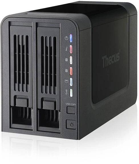 Thecus N2310, 512MB RAM, 1x RJ-45 1000Base-T, 1x USB-A 3.0
