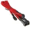 BitFenix 3-Pin auf 3x 3-Pin Verteiler, sleeved, 60cm, rot Vorschaubild