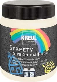 Kreul Streety Straßenmalfarbe, wolkenweiß, 200ml