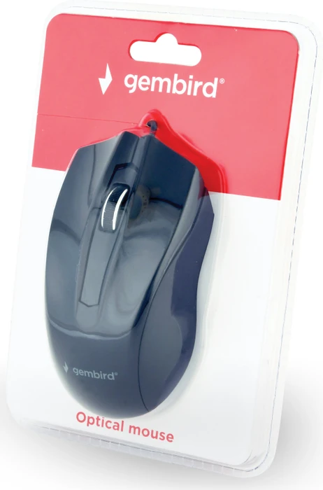 Gembird Optical Mouse 3B-01 schwarz, USB