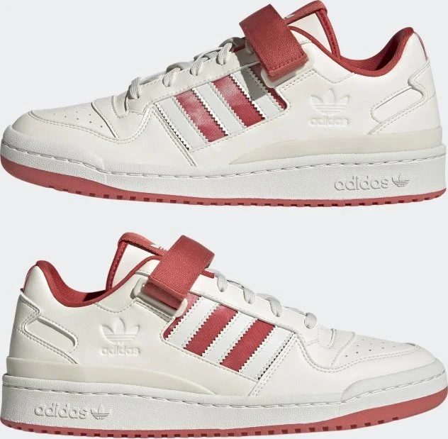 adidas Forum Low chalk white/white tint/crew red