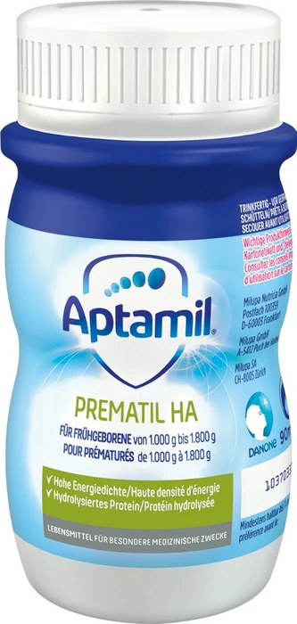 Milupa Aptamil Prematil HA Spezialnahrung Babymilch flüssig, 2.16l (24x 90ml)