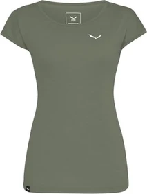 Salewa Puez Melange Dry'ton Funktionsshirt kurzarm faded green melange (Damen)