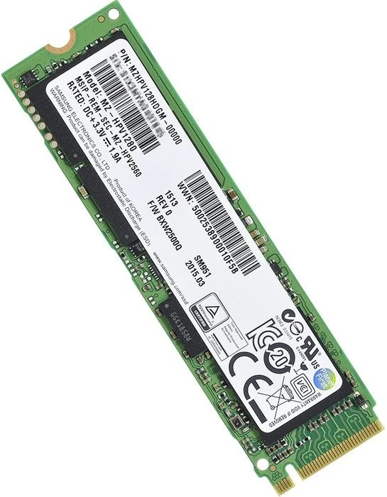 Samsung SSD SM951 512GB, M.2 2280 / M-Key / PCIe 3.0 x4