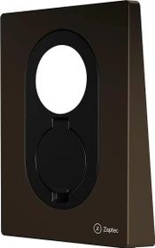 Zaptec GO Front Cover braun