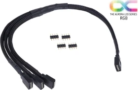 Alphacool 4-Pin RGB Splitter Kabel, schwarz
