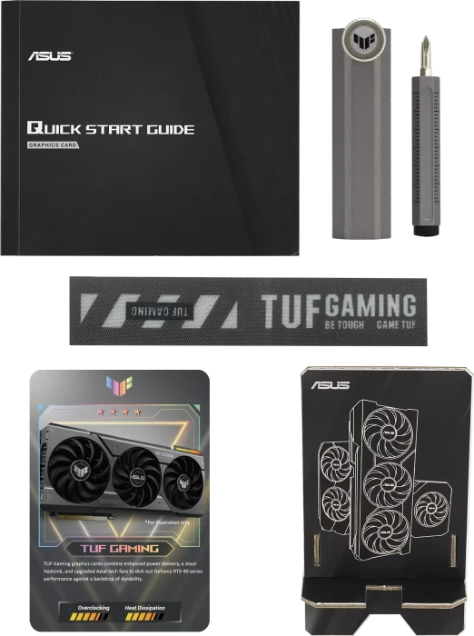 ASUS TUF Gaming GeForce RTX 4060 Ti OC, TUF-RTX4060TI-O8G-GAMING, 8GB GDDR6, HDMI, 3x DP