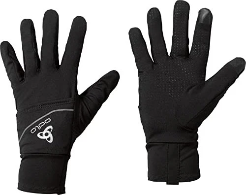 Odlo Intensity Cover Safety Light Handschuhe schwarz