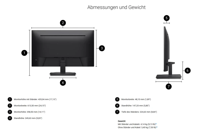 Dell 27 QHD Monitor SE2726D, 27"