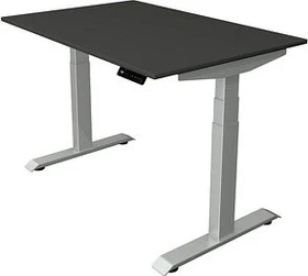 Kerkmann Move 4 elektrisch höhenverstellbarer Sitz-Steh-Schreibtisch 120x80cm anthrazit/silber