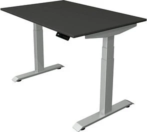 Kerkmann Move 4 elektrisch höhenverstellbarer Sitz-Steh-Schreibtisch 120x80cm anthrazit/silber