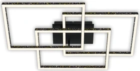 Briloner Frame LED Deckenleuchte 57W 52cm schwarz