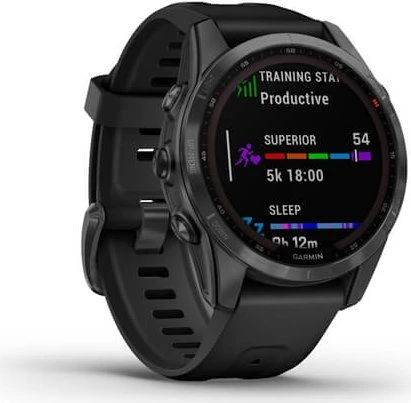 Garmin Fenix 7S Solar slate grey/black
