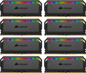 Corsair Dominator Platinum RGB UDIMM 128GB Kit, DDR4-3800, CL19-19-19-39