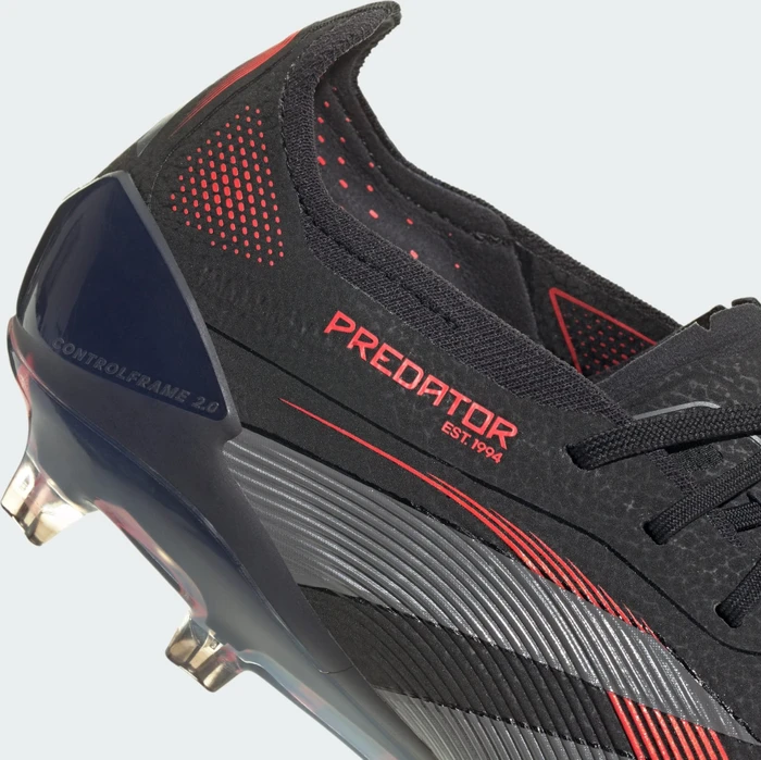 adidas Predator Elite FG core black/grey four/lucid red