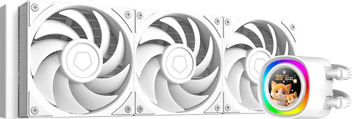 ID-Cooling FX360 LCD PE White, weiß