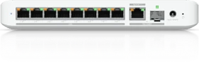 Ubiquiti UniFiSwitch Flex Desktop 2.5G Smart Switch, 8x RJ-45, 1x RJ-45/SFP+, 210W PoE++ PD