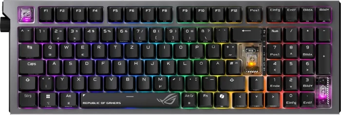 ASUS ROG Strix Morph 96 Wireless, schwarz, ROG NX SNOW V2, USB/Bluetooth, DE