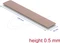 DeLOCK M.2 Non-Silicone Wärmeleitpad 120x20x0.5mm, 1 Stück Vorschaubild