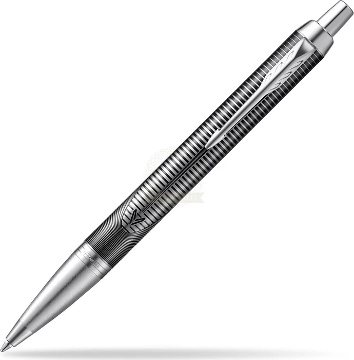 Parker IM Special Edition Metallic Pursuit Kugelschreiber silber/schwarz, Geschenkbox