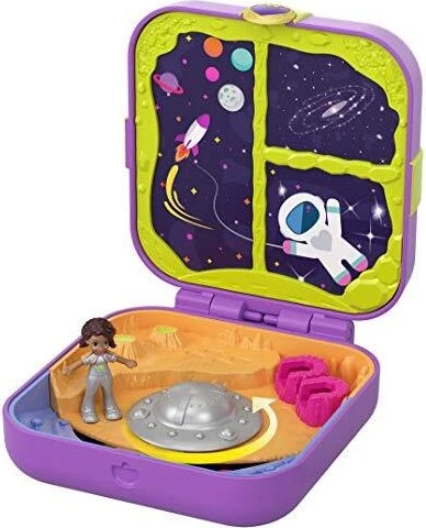 Mattel Polly Pocket - Verborgene Schätze Weltraum-Abenteuer