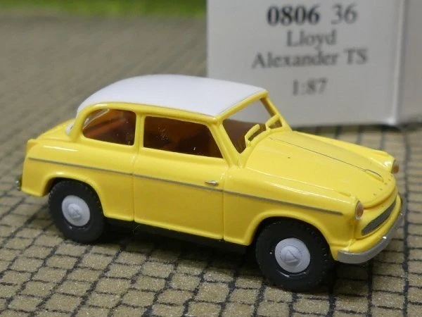 Wiking Klassik Edition Lloyd Alexander TS gelb mit weißem Dach
