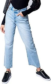 Levi's Ribcage Straight Ankle Jeans middle road (Damen)