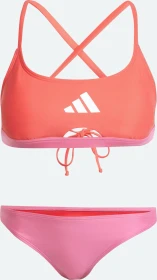 adidas Padded Colorblock Bikini-Set pulse magenta/semi lucid red (Damen)