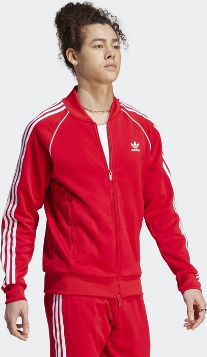 adidas Adicolor Classics SST Originals Trainingsjacke better scarlet/white (Herren)