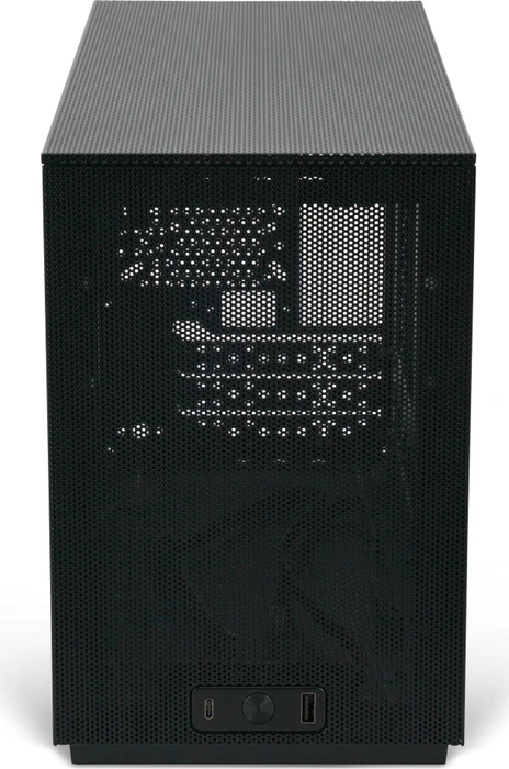SSUPD Meshroom D, schwarz, Variant B, 1x USB-C 3.2, 1x USB-A 3.0, Mini-ITX