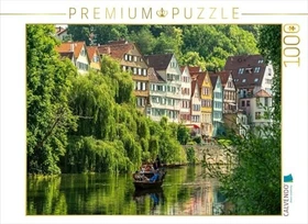 Calvendo Stocherkahnfahrt vor der historischen Altstadt Tübingens