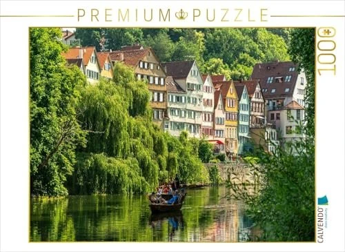 Calvendo Stocherkahnfahrt vor der historischen Altstadt Tübingens
