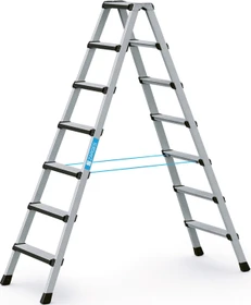 Zarges Comfortstep B Alu 2-tlg. Stehleiter, 2x 7 Stufen
