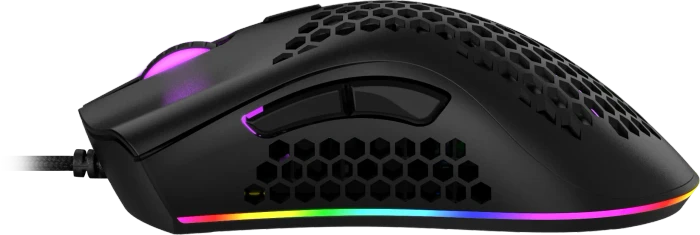 ISY IGM-4500-BK Ultralight RGB Gaming Maus schwarz, USB