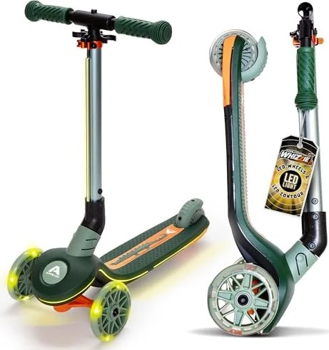 Apollo Whiz LED Kickboard grün