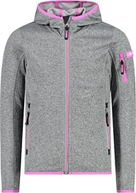 CMP Knit-Tech Fleece Jacke glacier/cemento (Junior)
