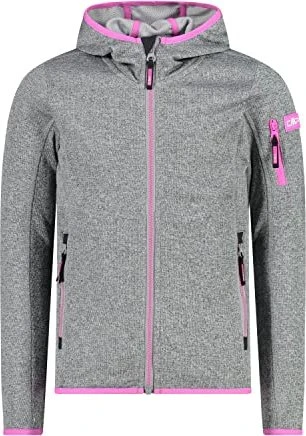 CMP Knit-Tech Fleece Jacke glacier/cemento (Junior)
