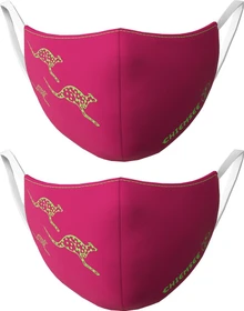 Chiemsee Kinder-Mundschutzmaske waschbar für Mädchen pink, 2 Stück