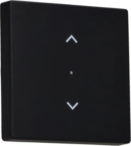 Busch-Jaeger Wippe 1-fach mit Symbol "Jalousie", schwarz matt