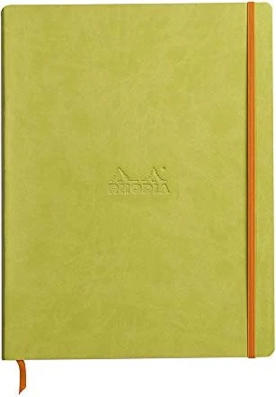Rhodia Boutique Cahier, A4+, liniert, Softcover, anisgrün, 80 Blatt