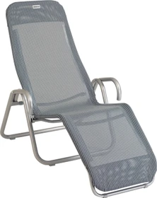 acamp calypso Gartenliege platin-grigio