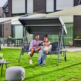 Home Deluxe Descanso Hollywoodschaukel grau